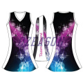 100% Top Polyester Custom Sublimation Netball Uniform (N002)